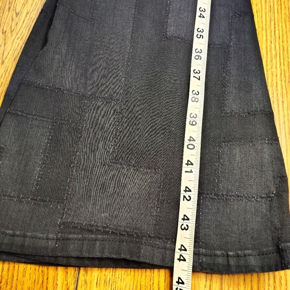 Rock & Roll denim flared Patchwork jeans women's, High Rise stretch, 26/34 - Picture 16 of 17